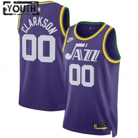 Dres Utah Jazz Clarkson Jordan Nike 2023-24 Classic Edition Ljubičasta Swingman - Dječji